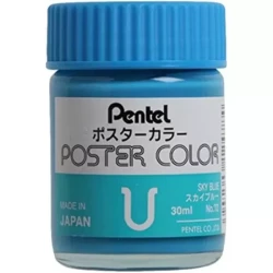 گواش 30 میل پنتل ژاپن رنگ Sky Blue کد WPU NO.72