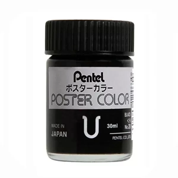 گواش 30 میل پنتل ژاپن رنگ Black کد WPU NO.28