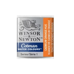 قرص آبرنگ وینزور اند نیوتن رنگ Cadmium Orange Hue کد 090