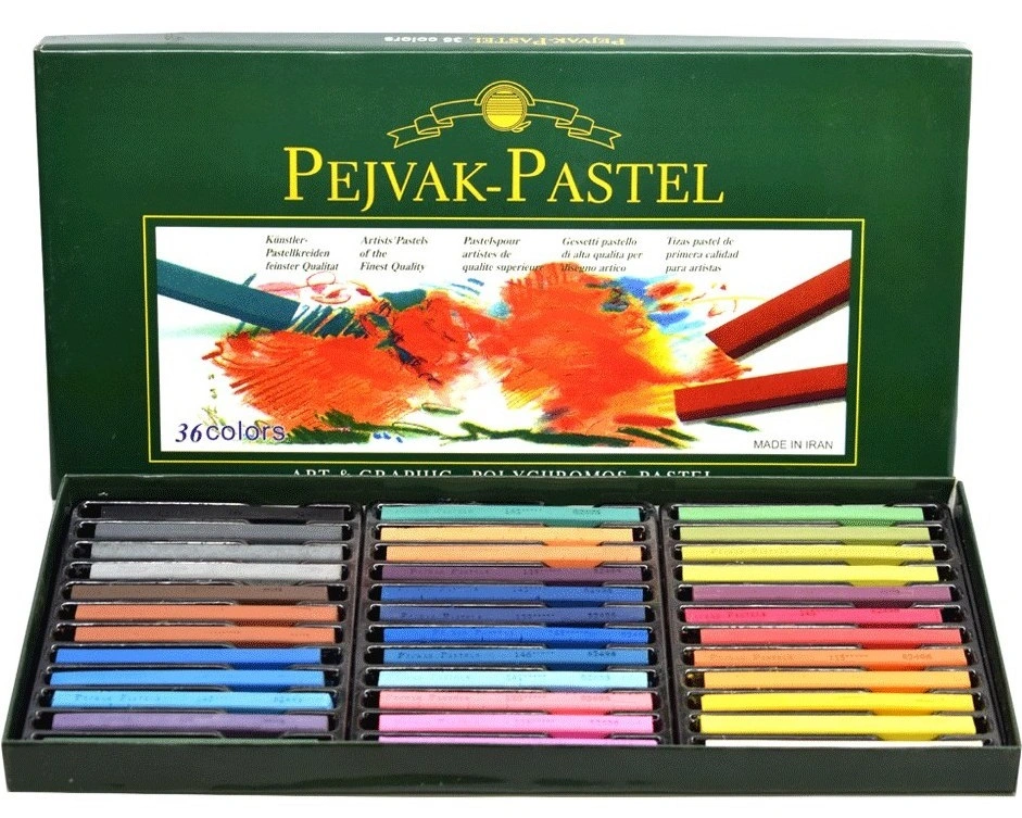پاستل  گچی 36 رنگ پژواک مدل XR-36